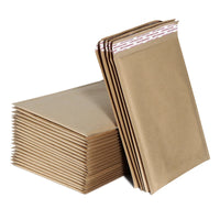 Self-Seal Recycled Kraft Bubble Mailer #0 (6.5" x 10") - Box of 250